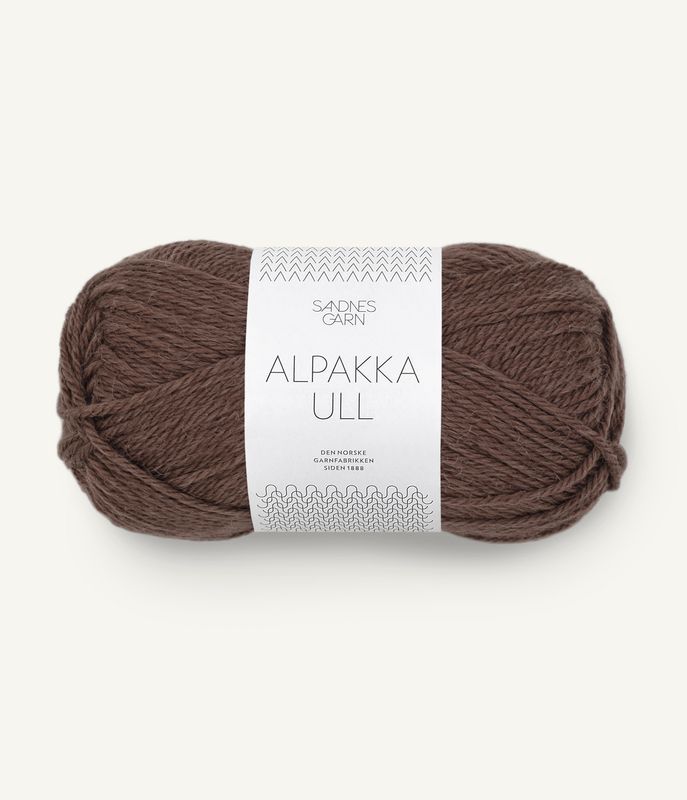 Alpakka Ull 3571 Brown